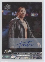 2024 Upper Deck AEW Konosuke Takeshita Dynamite Autograph #5/5 Rare