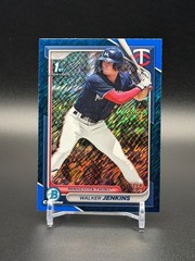 2024 Bowman Chrome Prospects Walker Jenkins Blue Shimmer Refractor 37/150 1st