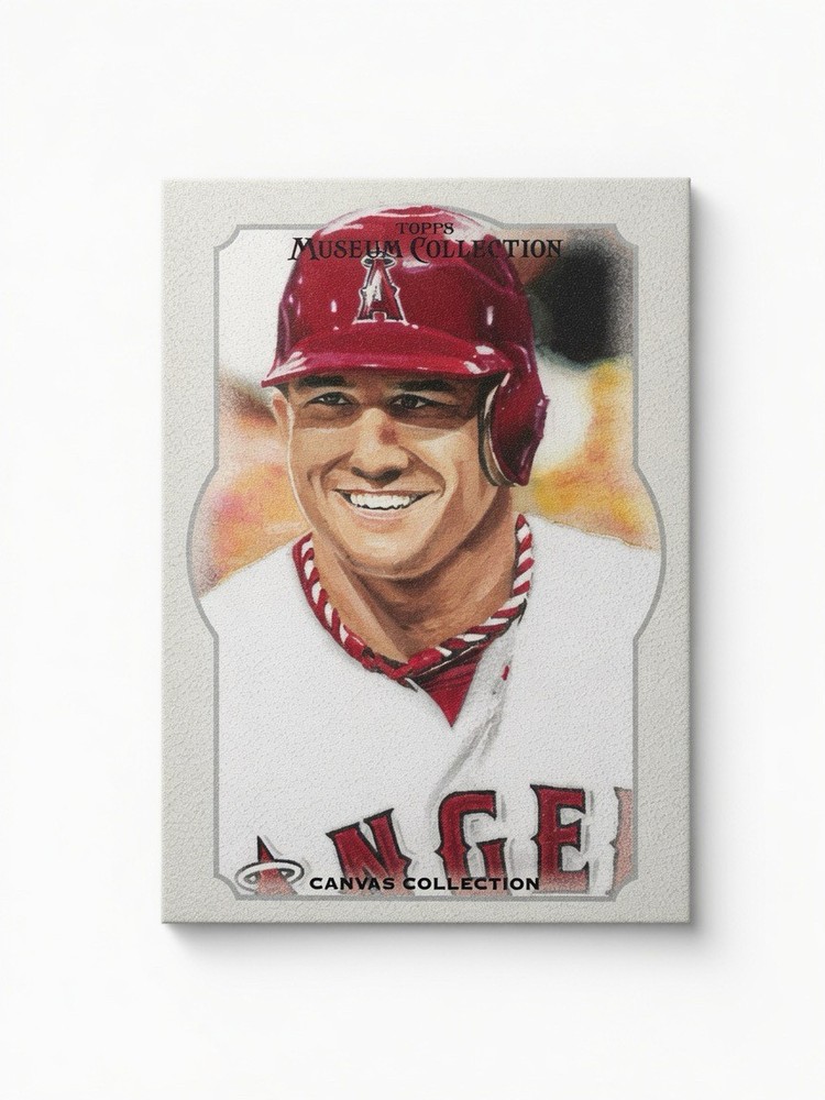 2013 Topps Museum Collection – Canvas Collection Mike Trout #CC-8 Angels