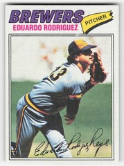 Eduardo Rodriguez 1977 Topps #361 Milwaukee Brewers Ex-Mt