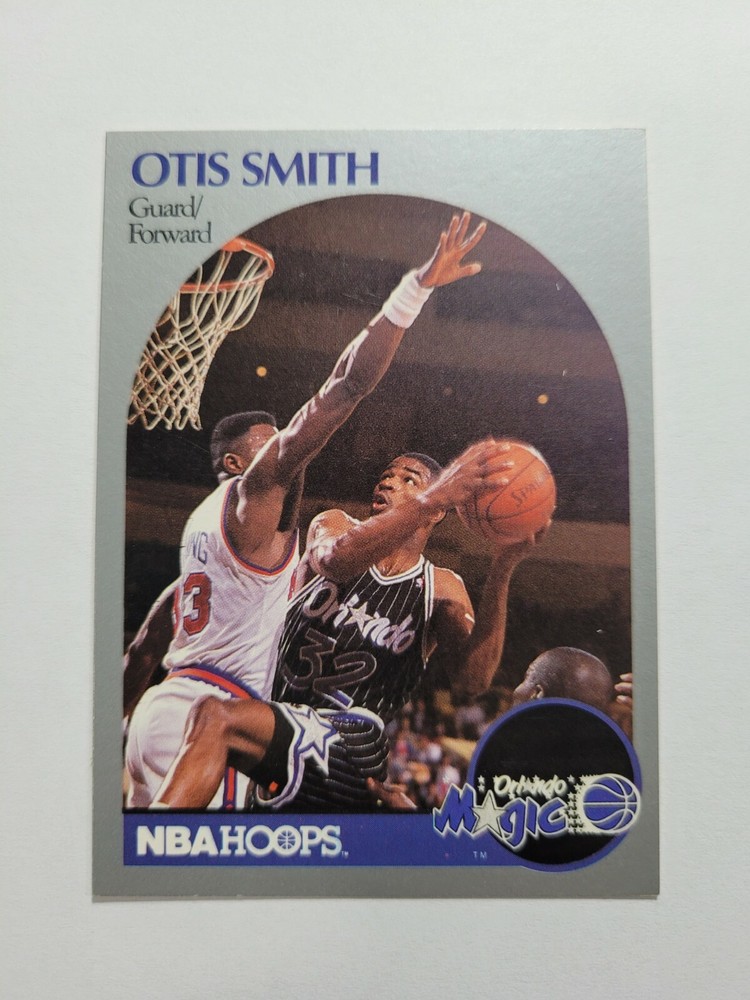 OTIS SMITH 1990-91 NBA HOOPS BASKETBALL CARD # 221 E8984