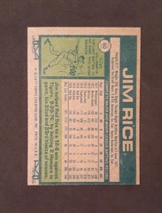 1977 Topps Jim Rice #60, Sharp And Clean, (OC) Miscut Error