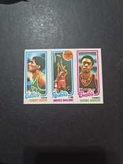 1980-81 Topps Robert Parish, Moses Malone, George Johnson #148-103-97 HOF