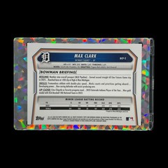 MAX CLARK ROOKIE SILVER MOJO REFRACTOR 2026 Bowman Chrome Parallel Card – Tigers