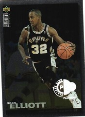 1995-96 Collector&rsquo;s Choice #252 Sean Elliott Platinum Player&rsquo;s Club