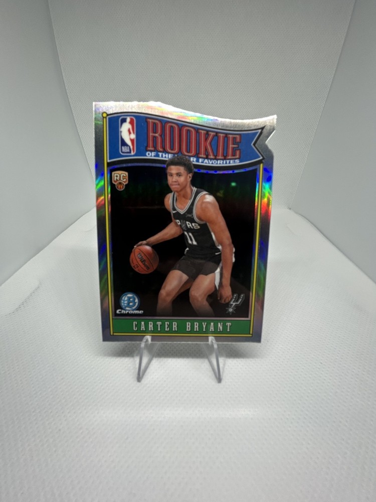 2025-26 Bowman – Rookie of the Year Favorites Carter Bryant #RY-14 Refractor…