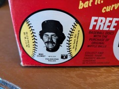 Thurman Munson Yankees Vintage Wiffle Ball Display Box Rare