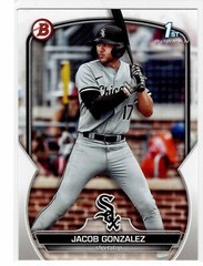 Jacob Gonzalez Chicago White Sox 2023 Bowman Draft 1st Bowman