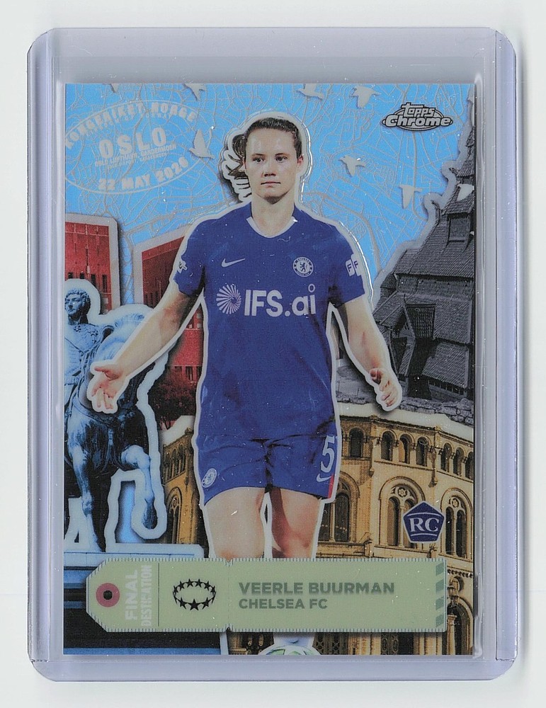 2025-26 Topps Chrome UEFA Women&rsquo;s #FD-8 Veerle Buurman Finals Destination