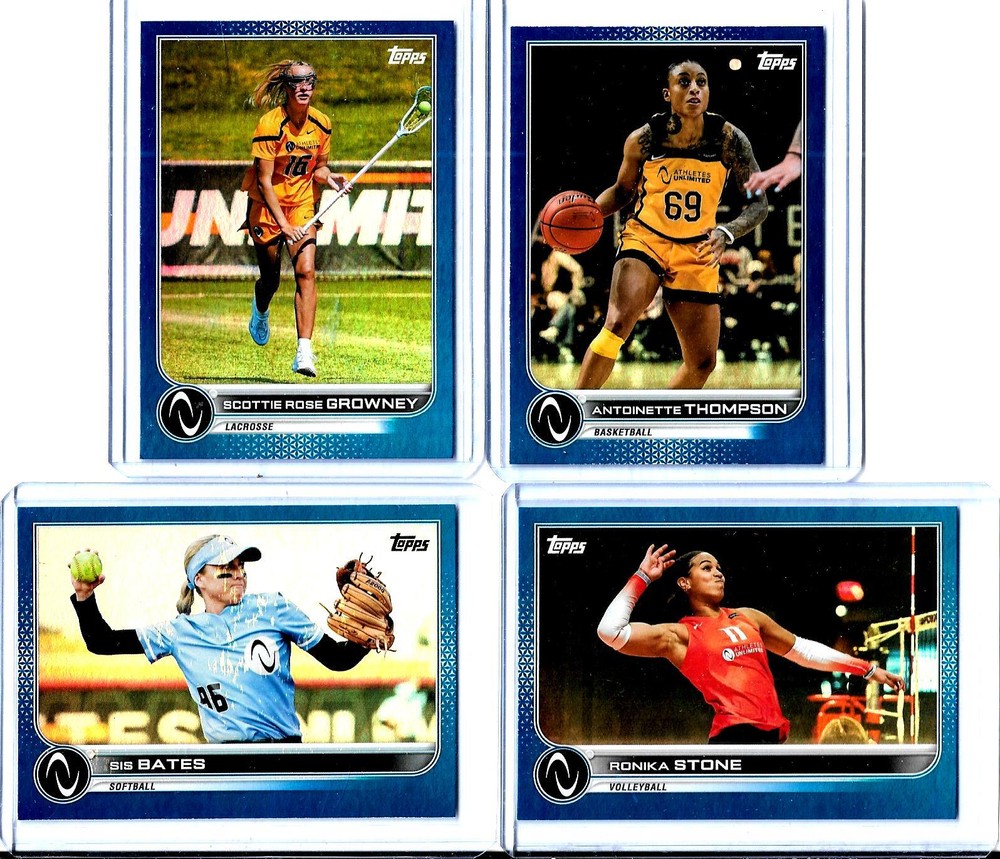 2023 TOPPS ATHLETES UNLIMITED ROYAL BLUE /99 CARDS #1 – #200 ~ YOU PICK EM 2022