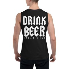 Stone Cold Steve Austin Drink Beer F Fear Sleeveless Muscle T-shirt