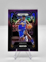 2024-25 Panini Prizm Draft Picks – Adem Bona #60 Purple Prizm /75 (RC)