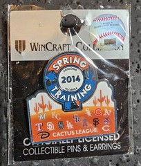 Lot Of 4 MLB Pins From Spring Training In Arizona Including Various Teams