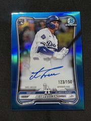 2026 Bowman Chrome Alex Freeland Blue Refractor Auto RC /150