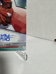 Topps 2005 Bowman&rsquo;s Best Joswa Lugo Auto Los Angeles Angels #05/15 🔥🔥
