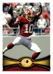 2012 Topps #340 Robert Griffin III Image Variation Rookie RC