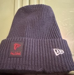 New Era NFL Atlanta Falcons Team Player Issued Knit Sideline Beanie Cap M/L #12