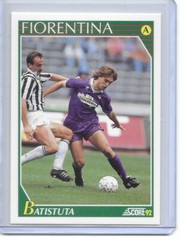 1992 Score Italian Soccer Trading Cards – Baggio Batistuta Zola Maldini Vialli