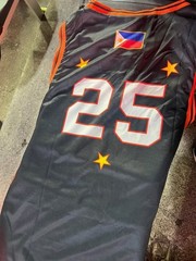 San Francisco SF Giants 2025 Filipino Heritage Night Basketball Jersey EX Large
