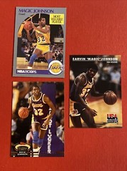 EARVIN MAGIC JOHNSON Fleer Ultra – Tradition- Skybox NBA Rookie