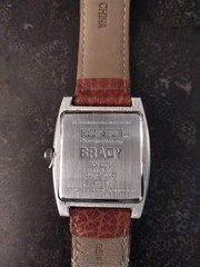 2004 NFL TOM BRADY GAME TIME WATCH IN original Tin-Patriots RARE!New Battery