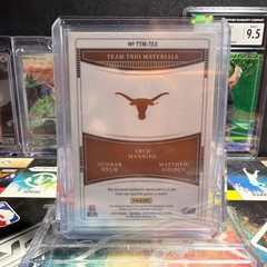 2025 Panini National Treasures Collegiate Arch Manning /Trio Helm/Golden/# 8/99
