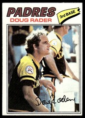1977 Topps #9 Doug Rader San Diego Padres Baseball