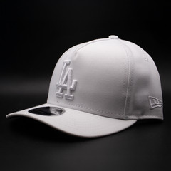 Los Angeles Dodgers 9Forty Authentic New Era M-Crown Adjustable White Hat Cap