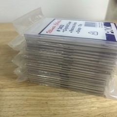 PKK Snap Tite Style # 3422 Lot of 10 Crystal Clear, Recessed Area Holders NOS