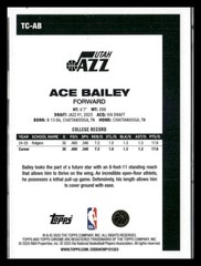 2025-26 Topps #TC-AB Ace Bailey 1980-81 Topps Chrome Basketball