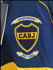 BOCA JUNIORS 2001 25th ANNIVERSARY JERSEY – PRINTING + PATCH – ADIDAS KC1574!