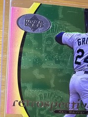 1998 Upper Deck KEN GRIFFEY JR RETROSPECTIVES DIE CUT insert Mariners