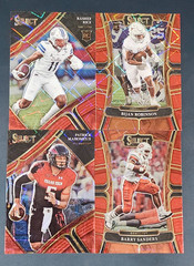 2023 Select Draft Picks Football RED LAZER PRIZMS You Pick – 2 Card Minimum