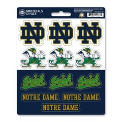 University Of Notre Dame Fighting Irish – Set Of 12 Sticker Sheet