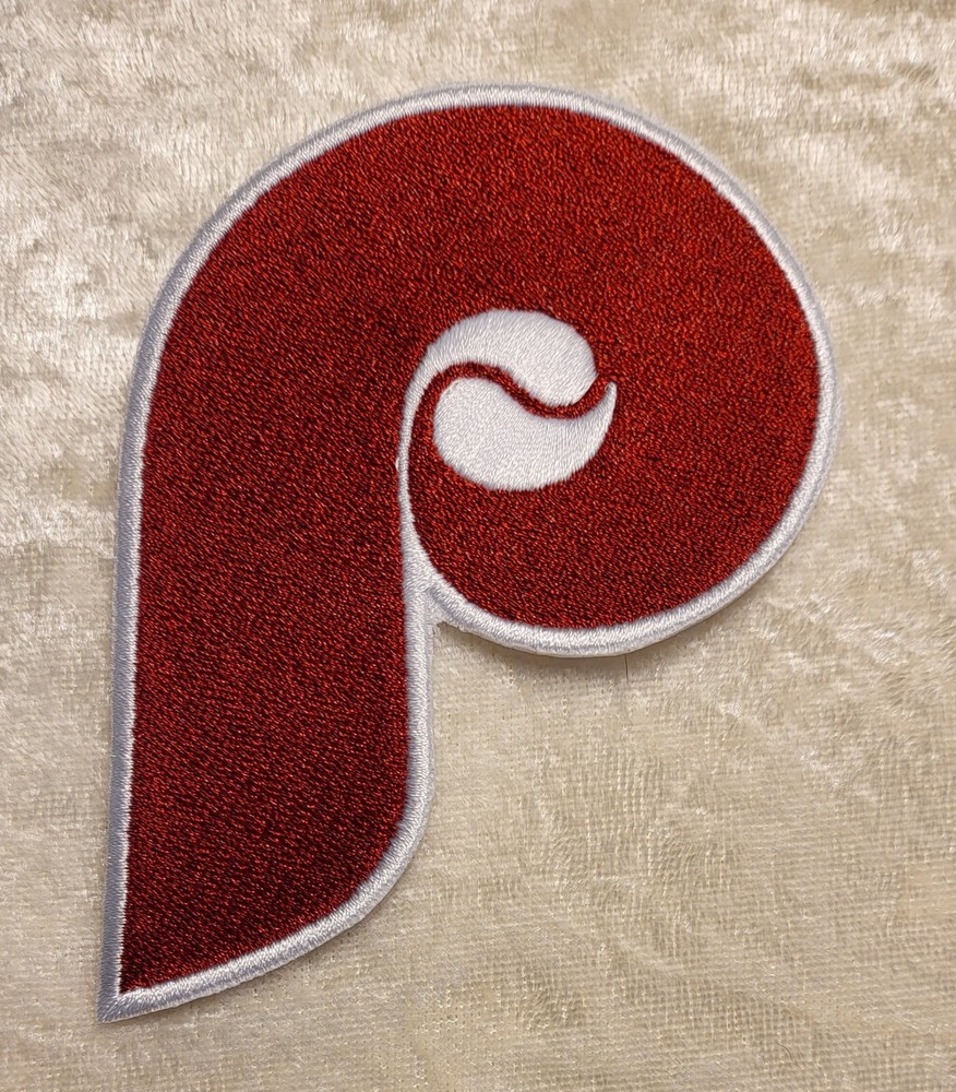 Philadelphia Phillies Retro Iron /Sew On 4&Prime; Embroidered Patch~ Free Tracking!