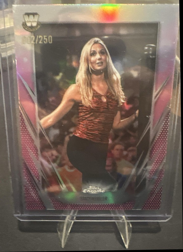 2026 Topps Chrome WWE Stacy Keibler #121 Pink Refractor 102/250