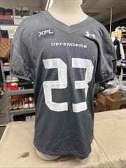 UFL Under Armour Football DC Defenders Gray Jersey Number 23 XL