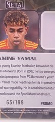 Rare 2024 Leaf Collective Promotional Lamine Yamal #90B-4 Purple Shimmer 65/199