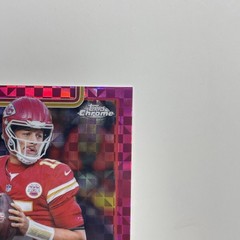 2025 Topps Chrome – Patrick Mahomes II #148 Hot Pink X-Fractor