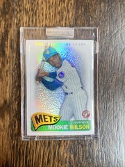 2005 TOPPS PRISTINE LEGENDS UNCIRCULATED REFRACTOR MOOKIE WILSON /549 METS ⭐️
