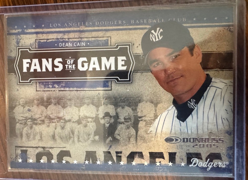 2005 Donruss Fans of The Game- #FG-4 Dean Cain Los Angeles Dodgers
