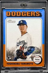 Yoshinobu Yamamoto RARE RETRO ROOKIE RC INVESTMENT CARD SP TOPPS DODGERS MINT