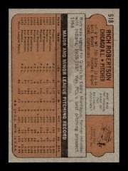 1972 Topps #618 Rich Robertson White Sox EX+ *3w