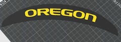 Oregon Ducks Riddell Speed Flex Football Helmet Bumpers CUSTOM 3D Printed