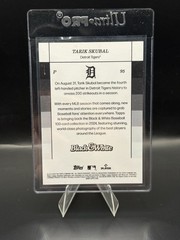 2024 Topps Black & White – Tarik Skubal #95 Blue /49