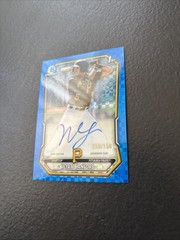 2026 Bowman – Wyatt Sanford Blue XFractor Auto /150 Pirates #CPA-WS