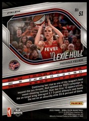 2025 Panini Prizm WNBA #51 Lexie Hull White Seismic Prizms