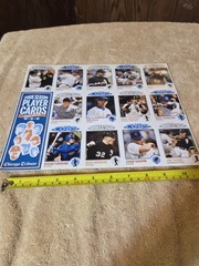 Chicago Tribune 2008 Player Cards Set #1-3-4 Uncut Sheets Cubs/White Sox