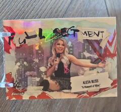 2025 Topps Finest WWE Alexa Bliss Full Segment Insert Refractor