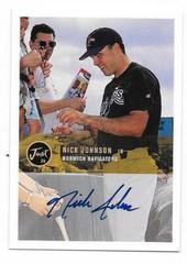 NICK JOHNSON 2000 JUST AUTOGRAPHED SIGNED # BA-14 YANKEES CERTIFIED